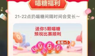 喵喵糖可以助力几次 双十一喵糖几点翻倍